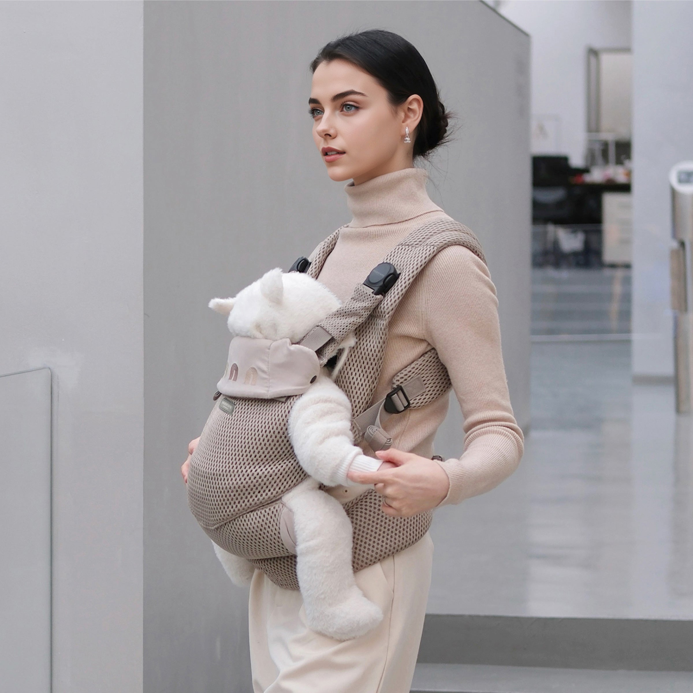 BEIESTATE Rainbow Breathable Baby Carrier