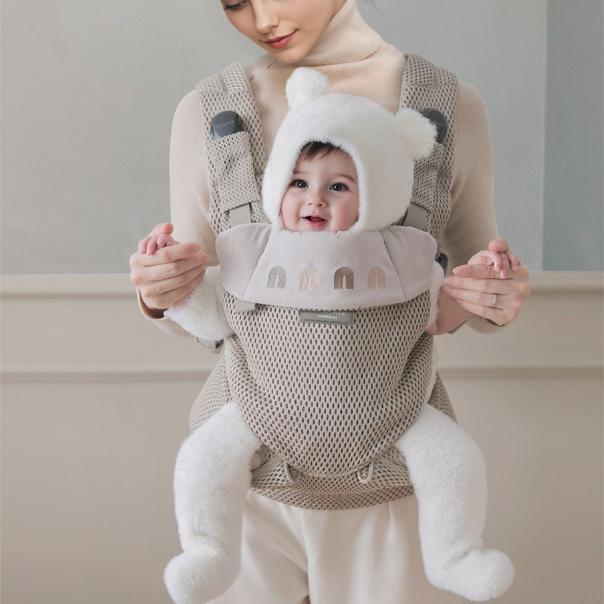 BEIESTATE Rainbow Breathable Baby Carrier
